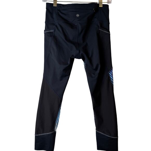 Athleta Mosaic Relay Multicolor Geometric Capri Leggings - Size Small - Picture 3 of 7